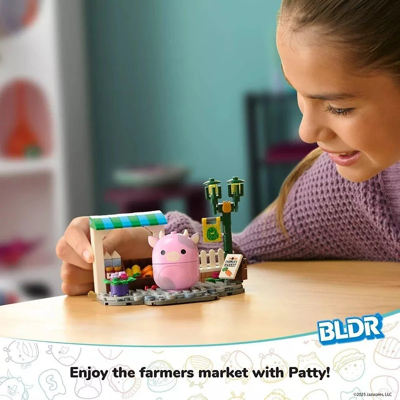 BLDR Squishmallows Patty’s Farmers Market Building 136-Piece Set