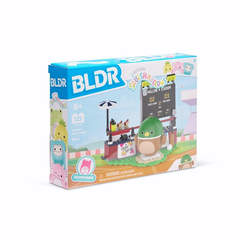 BLDR Squishmallows Avery’s Ball Game Building Set