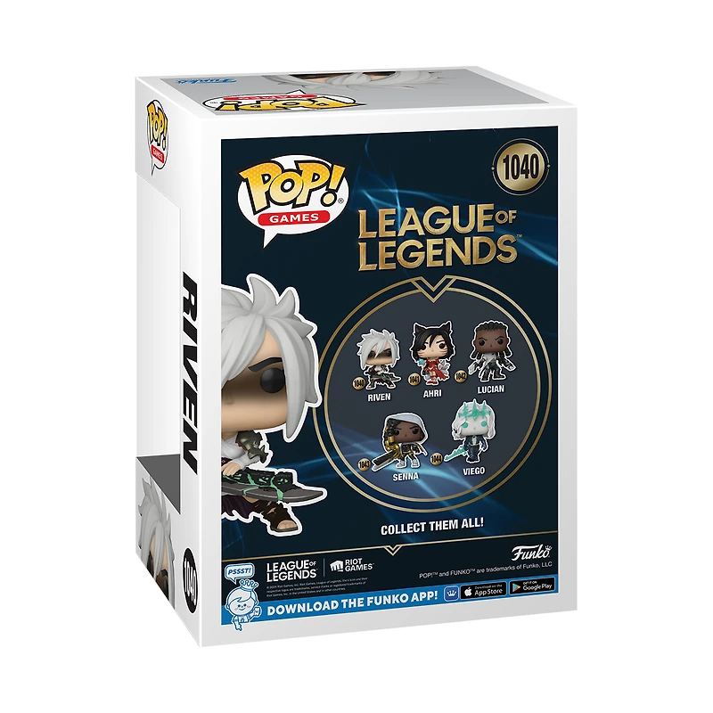 Funko POP! Games: League of Legends Riven with Broken Blade 4.1-in Vinyl Figure