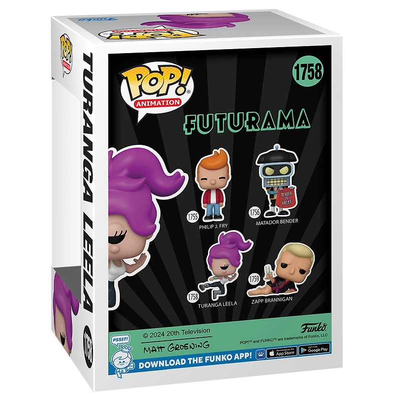Funko POP! TV: Futurama Leela 4.7-in Vinyl Figure