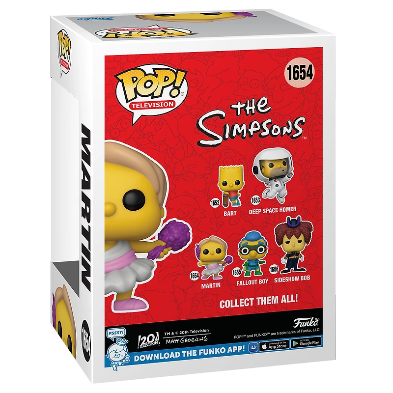 Funko POP! TV: The Simpsons Martin 3.65-in Vinyl Figure