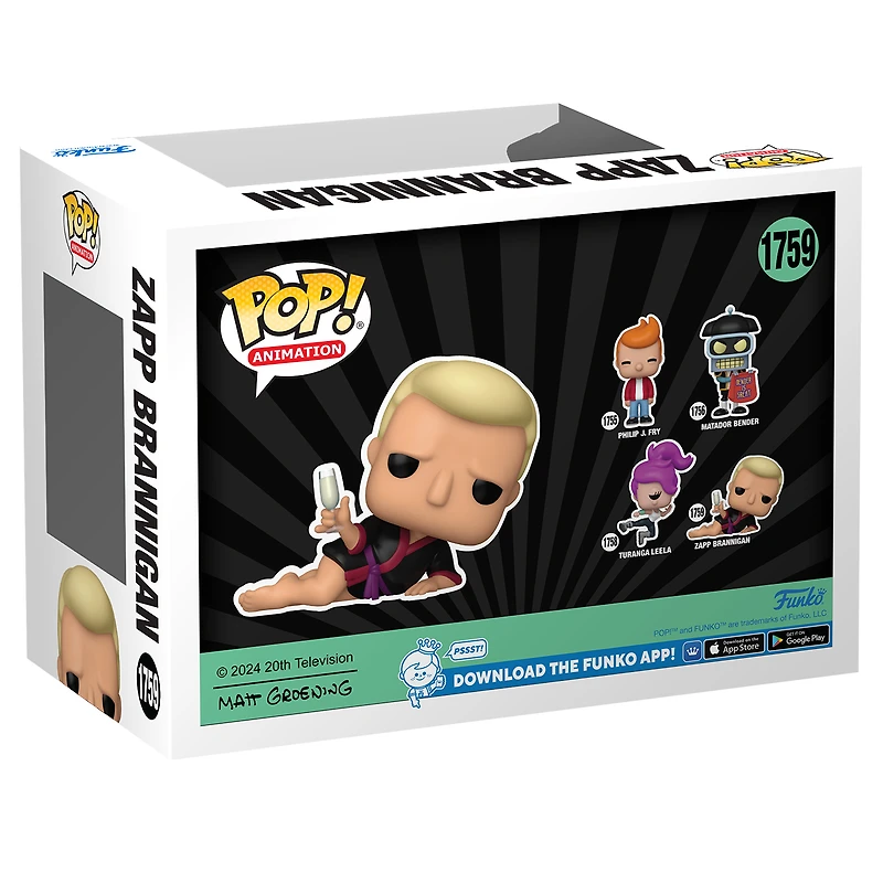 Funko POP! TV: Futurama Zapp Brannigan 2.75-in Vinyl Figure