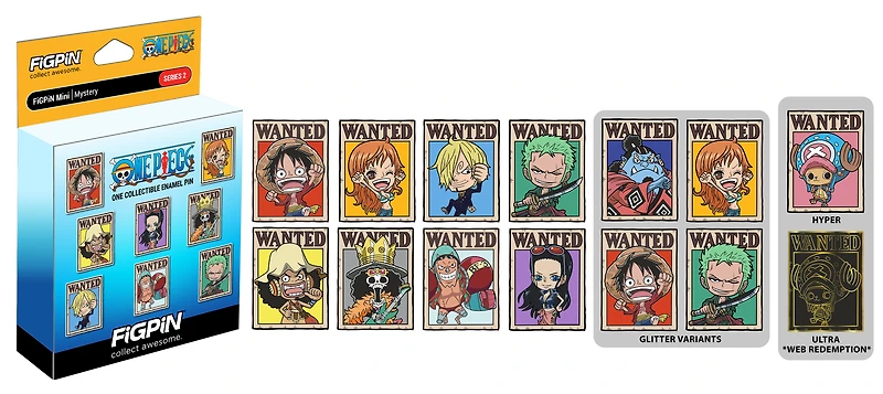 FiGPiN One Piece Series 2 Mystery Mini Enamel Pin (Styles May Vary