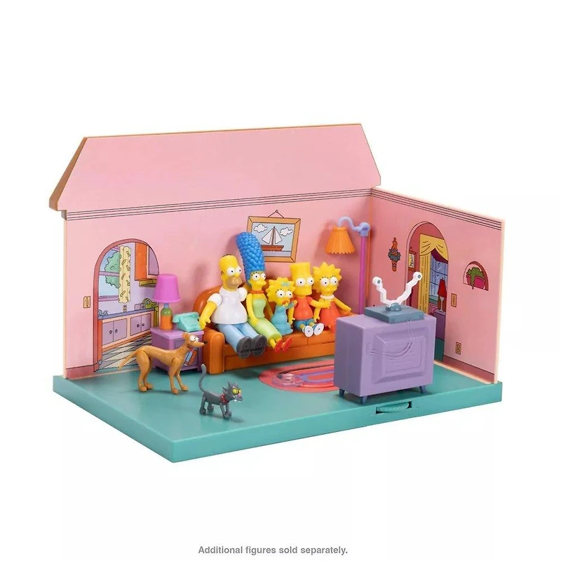 Jakks Pacific The Simpsons Living Room Diorama Playset
