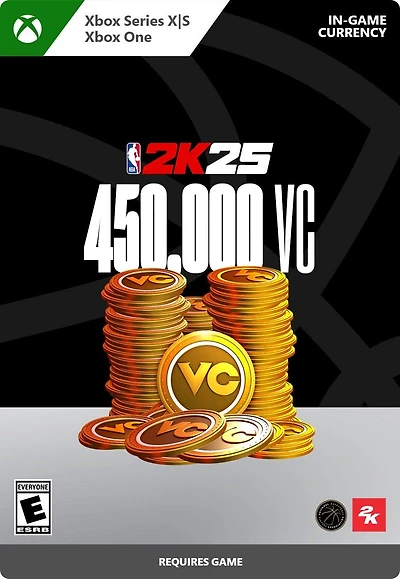 NBA 2K25 Virtual Currency Pack 450,000