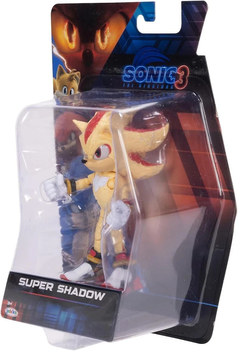 Jakks Pacific Sonic the Hedgehog 3 Super Shadow 5-in Action Figure