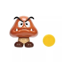 Jakks Pacific Super Mario Goomba 4-in Figure with Coin