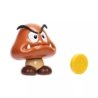 Super Mario Goomba 4-in Figure with Coin