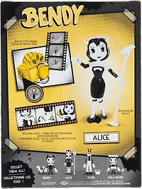 Jakks Pacific Bendy and the Ink Machine Alice 5-in Action Figure with Microphone and Projector