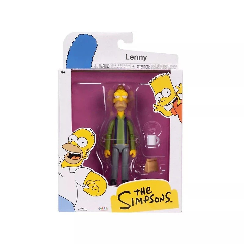 The Simpsons Lenny Leonard (with Lunch Bag and Carl Mug) 5-in Figure