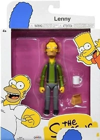 The Simpsons Lenny Leonard (with Lunch Bag and Carl Mug) 5-in Figure