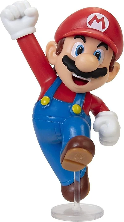 Jakks Pacific Super Mario Jumping Mario 2.5-in Action Figure