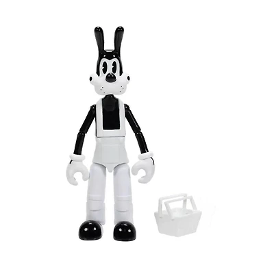 Jakks Pacific Bendy and the Ink Machine Boris 5-in Action Figure with Picnic Basket and Projector