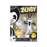 Jakks Pacific Bendy and the Ink Machine Boris 5-in Action Figure with Picnic Basket and Projector
