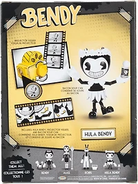 Jakks Pacific Bendy and the Ink Machine Hula Bendy 5-in Action Figure with Bacon Soup Can and Projector