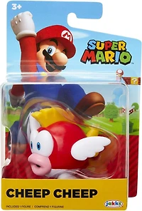Jakks Pacific Super Mario Cheep Cheep 2.5-in Action Figure