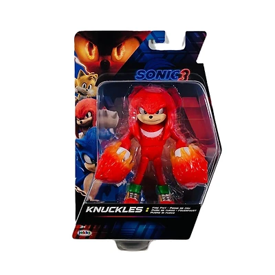 Jakks Pacific Sonic the Hedgehog Knuckles (Sonic 3 Movie) 5-in Figure