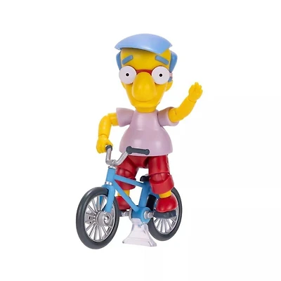 Jakks Pacific The Simpsons 5-in Milhouse Action Figure with Bicycle