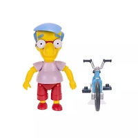 Jakks Pacific The Simpsons 5-in Milhouse Action Figure with Bicycle