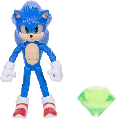 Jakks Pacific Sonic the Hedgehog 3 Movie Sonic with Emerald 5-in Figure