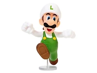 Jakks Pacific Super Mario Fire Running Luigi 2.5-in Action Figure