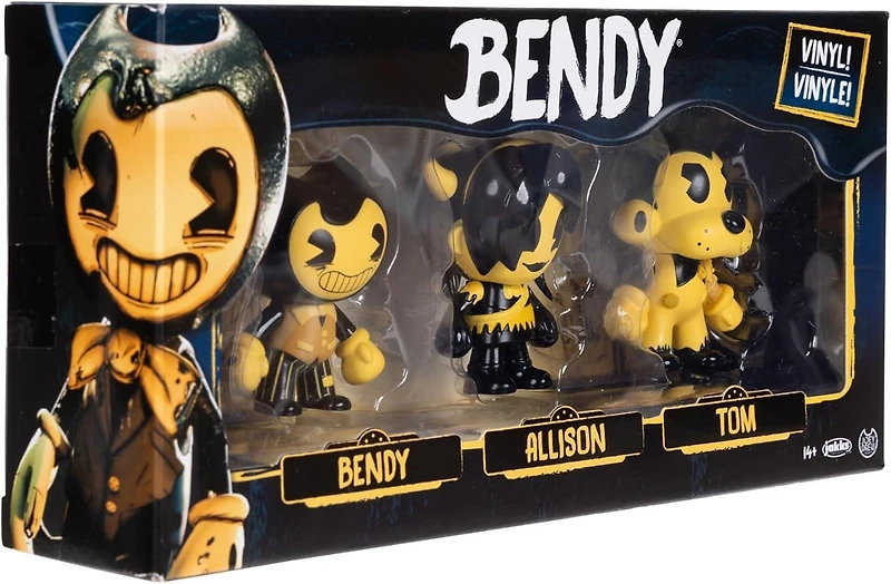 Jakks Pacific Bendy and the Ink Machine 2.5-in Action Figure Set 3-Pack