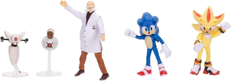 Jakks Pacific Sonic the Hedgehog 3 Movie 2.5in Figure Multipack Set