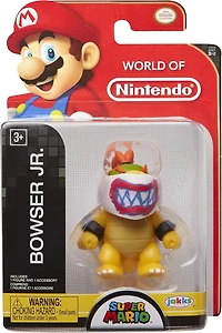 Jakks Pacific Super Mario Bowser Jr. with Mask 2.5-in Action Figure