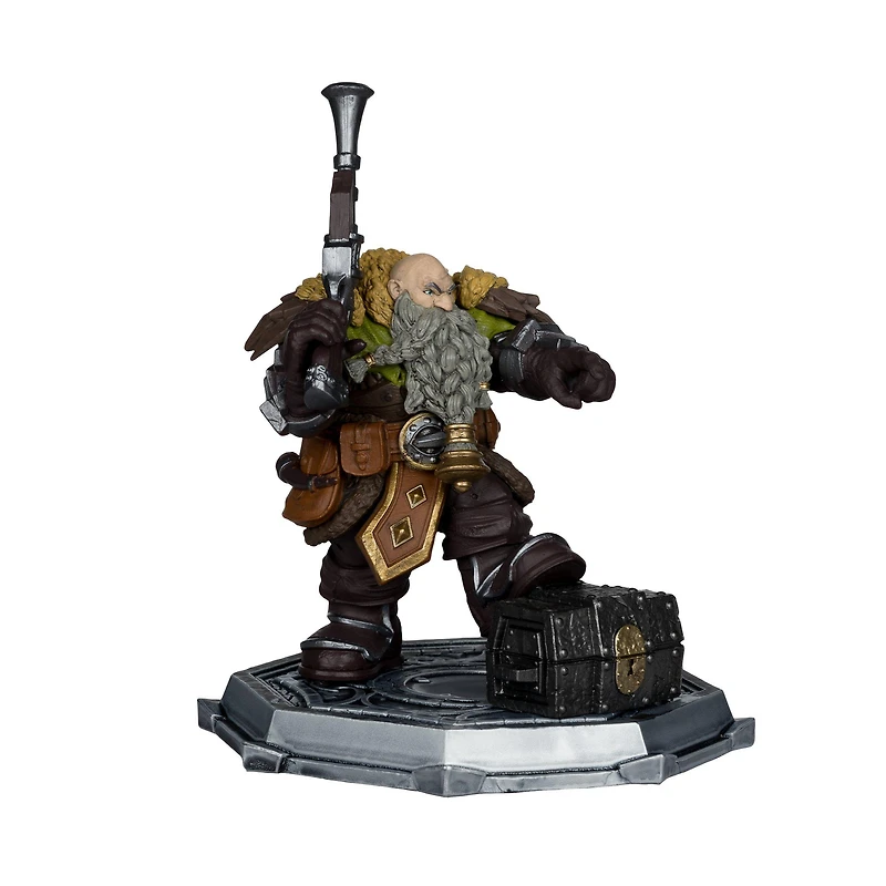 McFarlane Toys World of Warcraft Dwarf Hunter: Beast Master/Marksman 1:12 Scale Figure