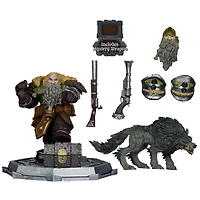 McFarlane Toys World of Warcraft Dwarf Hunter: Beast Master/Marksman 1:12 Scale Figure
