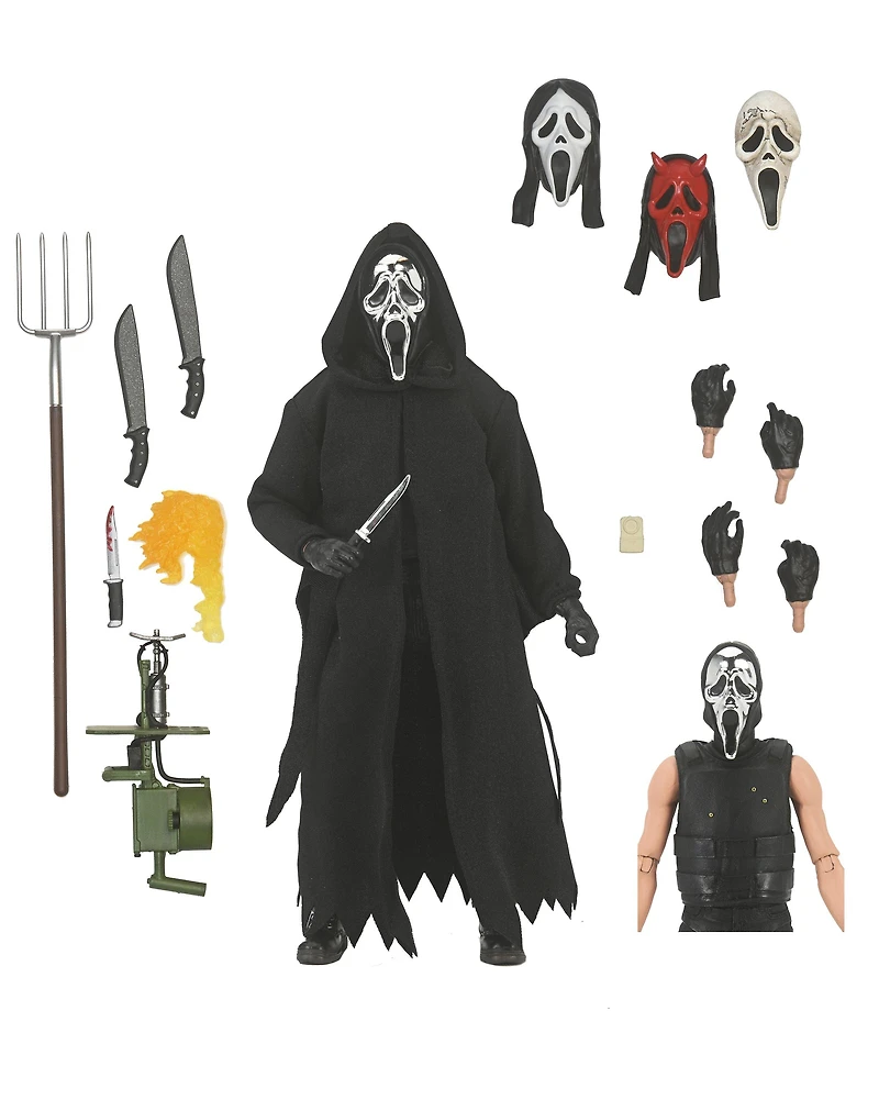 NECA Scream Ultimate Ghost Face Inferno 7-in Action Figure