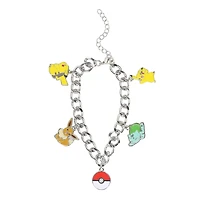 Pokemon Characters Enamel Fill Charm Bracelet