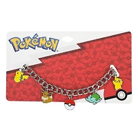 Pokemon Characters Enamel Fill Charm Bracelet