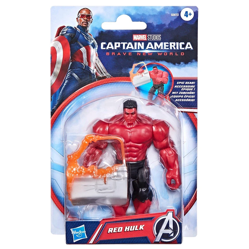 Hasbro Marvel Legends Captain America: Brave New World Red Hulk 4-in Action Figure