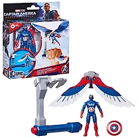 Hasbro Epic Hero Series Marvel Captain America: Brave New World Captain America Flight Control 4-in Action Figure