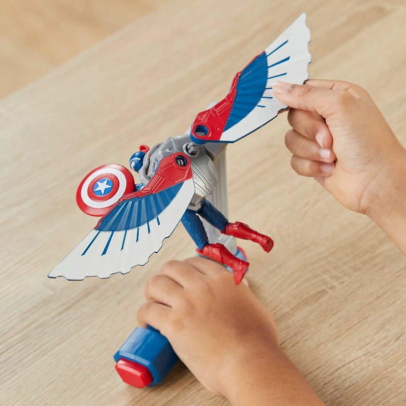 Hasbro Epic Hero Series Marvel Captain America: Brave New World Captain America Flight Control 4-in Action Figure