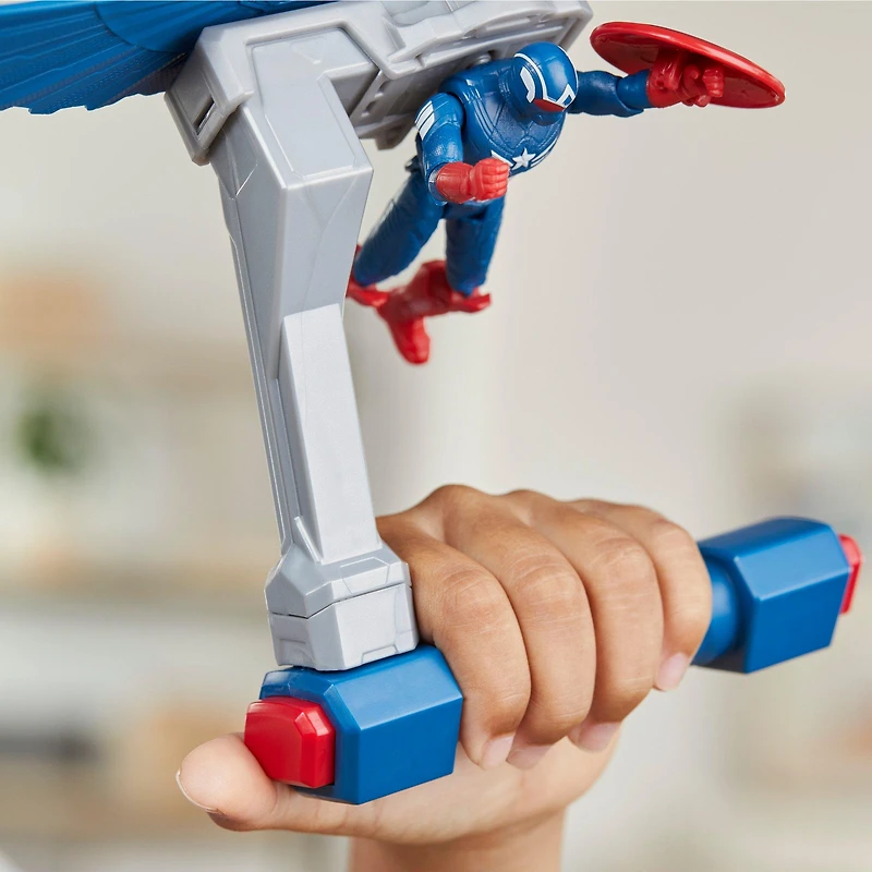Hasbro Epic Hero Series Marvel Captain America: Brave New World Captain America Flight Control 4-in Action Figure