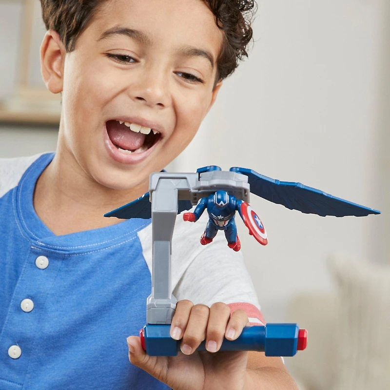 Hasbro Epic Hero Series Marvel Captain America: Brave New World Captain America Flight Control 4-in Action Figure