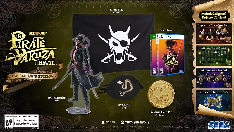 Like a Dragon: Pirate Yakuza in Hawaii Collector's Edition