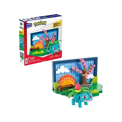 MEGA Pokemon Park Scene Building Toy Kit with Action Figure