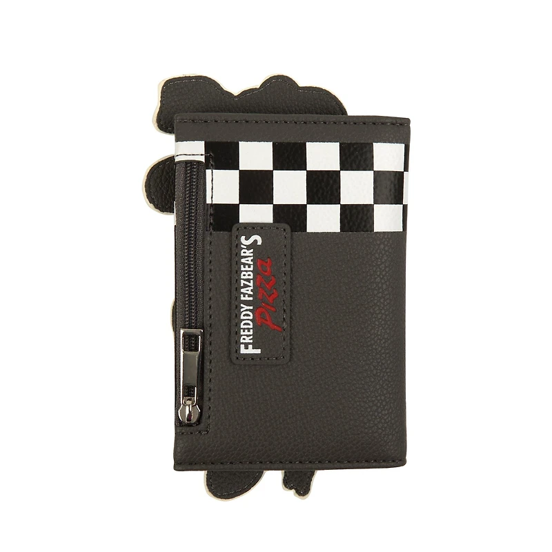 Five Nights at Freddy's Character Checkerboard Faux Leather Wallet