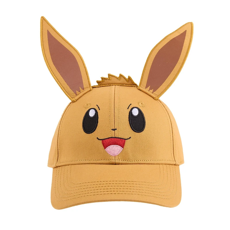 Pokemon Eevee Cosplay Baseball Hat with 3D Ears