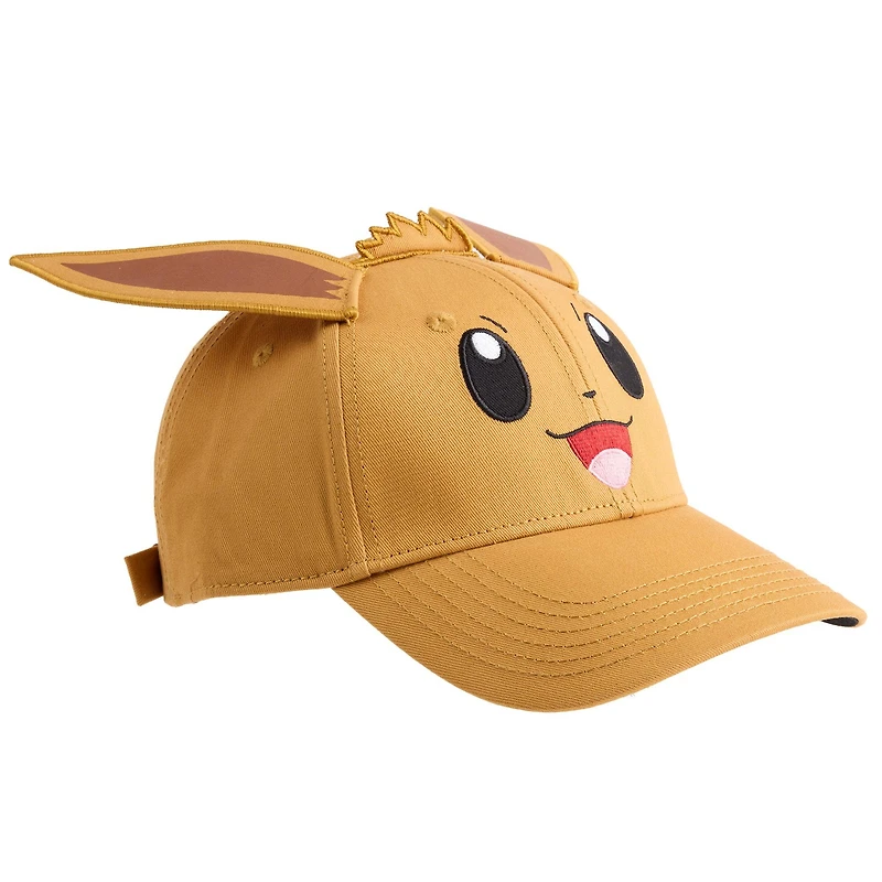 Pokemon Eevee Cosplay Baseball Hat with 3D Ears