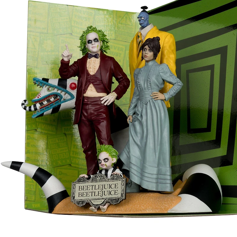McFarlane Toys Movie Maniacs Beetlejuice - Beetlejuice Multipack Figure Set - 4-Pack