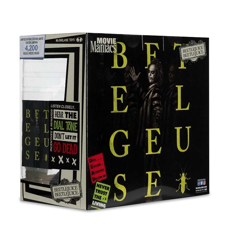 McFarlane Toys Movie Maniacs Beetlejuice - Beetlejuice Multipack Figure Set - 4-Pack