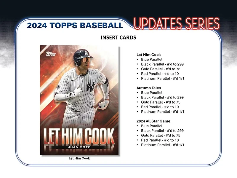 Topps 2024 MLB Baseball Updates Value Box