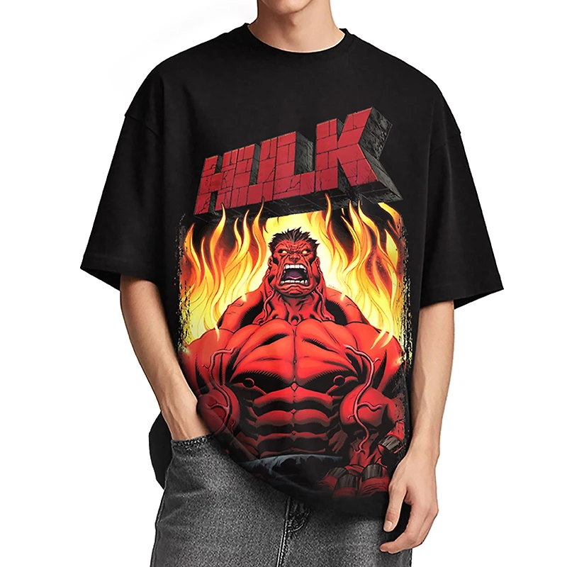 The Incredible Hulk Red Hulk Unisex Short Sleeve Graphic T-Shirt GameStop Exclusive