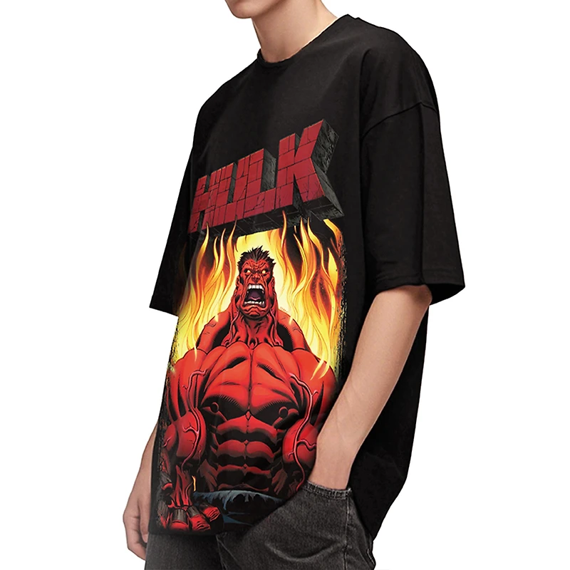 The Incredible Hulk Red Hulk Unisex Short Sleeve Graphic T-Shirt GameStop Exclusive