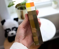 Minecraft Brown Stone Torch Plug-In Auto Dusk to Dawn Sensor 6-In Nightlight