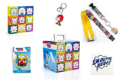 Sonic the Hedgehog Classic Pop Comic Collector Looksee Box (Includes 5 Collectibles)